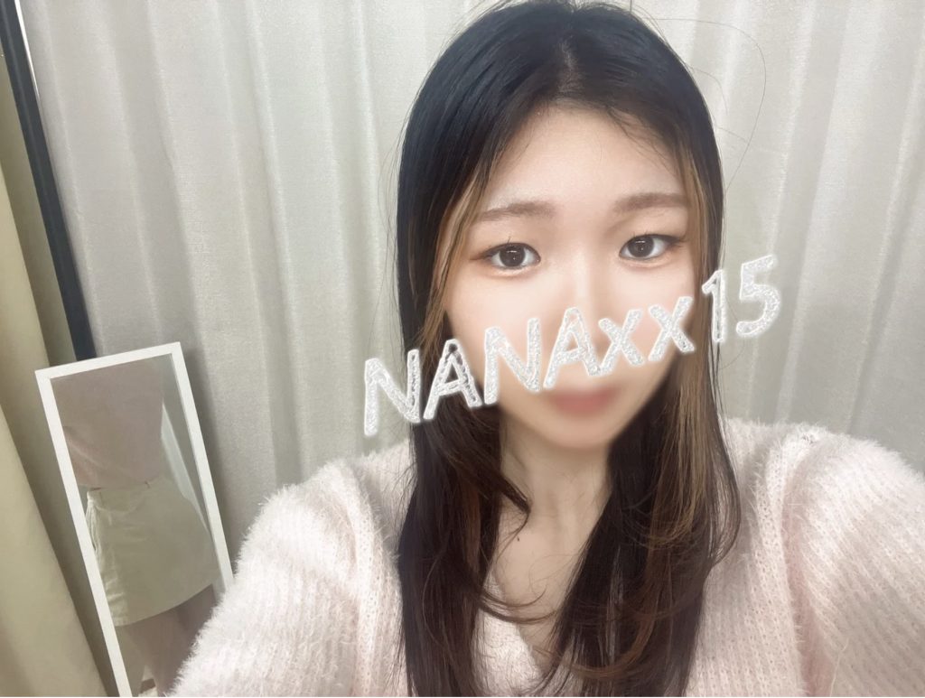 DXLIVEの超新人パフォーマーNANAxx15ちゃんを紹介する童顔学生レビュー記事用サムネイル画像